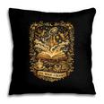 The Magic Of Books Vintage Style Reading Lover Cat & Tea Pillowcase