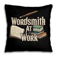 Wordsmith At Work Vintage Writer & Author Pen Book Lover Pillowcase