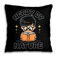 Nerdy By Nature Chibi Cute Book Lover Pillowcase