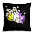 Non-Binary Book Lover Nonbinary Daisy LGBT Reading Pride Pillowcase