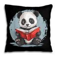 Panda With Book For Reading Enthusiasts Pillowcase