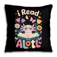 Reading Axolotl Book Lover Wildflowers Pillowcase