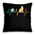 Reading Cat Heartbeat Book & Cat Lover Pillowcase