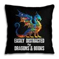 Reading Lover Easily Distracted By Dragons And Books Dragon Pillowcase Reading Lover Easily Distracted By Dragons And Books Dragon Pillowcase