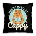 Reading Makes Me Cappy Bookworm Capybara Book Reading Pillowcase Reading Makes Me Cappy Bookworm Capybara Book Reading Pillowcase