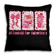 Retro Coquette Bow All Booked For Valentines Book Lover Cute Pillowcase