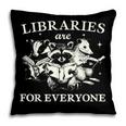Retro Libraries Are For Everyone Racoon Reading Book Lover Pillowcase Retro Libraries Are For Everyone Racoon Reading Book Lover Pillowcase