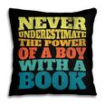 Retro Never Underestimate The Power Of a Boy With a Book Pillowcase Retro Never Underestimate The Power Of a Boy With a Book Pillowcase
