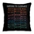 Return To Library Card Book Due Date Bookish Reading Pillowcase