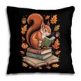 Squirrel Reading Book Lovers Fall Leaves Library Books Pillowcase