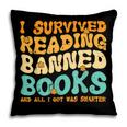 I Survived Reading Banned Books Read Librarian Men Women Pillowcase