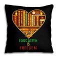 History Education Is Freedom Books Black History Heart Pillowcase History Education Is Freedom Books Black History Heart Pillowcase