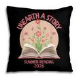 Unearth a Story 2026 Summer Reading Program Flowers Book Pillowcase