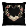 Vintage Book Lover Valentine Heart Pillowcase
