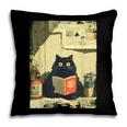 Vintage Japanese Cat Book Lovers Librarian Cat Dad Teacher Pillowcase