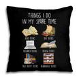 Vintage Retro Things I Do In My Spare Time Books Pillowcase