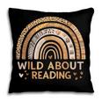 Wild About Reading Books Reader Lover Bookworm Librarian Pillowcase