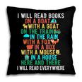 I Will Read Book On Boat Words For Kids Pillowcase