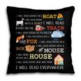 I Will Read Books On a Boat & Everywhere Reading Pillowcase
