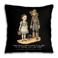 Wizard Of Oz Book Quote Scarecrow Dorothy Retro Drawing Pillowcase