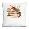 Booktrovert Vintage Wildflowers Books For Book Lovers Pillowcase