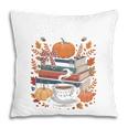 Cozy Autumn Books Fully Booked For Fall Books Pumpkin Pillowcase