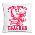 Cupid's Favorite Teacher Valentines Day Heart Book Lover Pillowcase