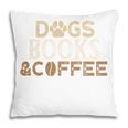 Dogs Books & Coffee Pillowcase Dogs Books & Coffee Pillowcase