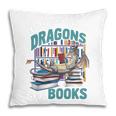 Easily Distracted By Dragons And Books Bookworm Pillowcase