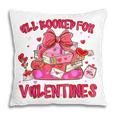 Groovy All Booked For Valentines Books Pink Coquette Bow Pillowcase