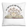 Groovy Flowers Love God Drink Coffee Read Books Christian Pillowcase