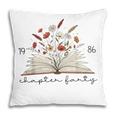 Life Chapter Forty 1986 Floral Book 40th Birthday Pillowcase Life Chapter Forty 1986 Floral Book 40th Birthday Pillowcase