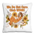 We Do Not Care Club WDNC Reading Book Boho Floral Pillowcase