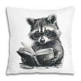 Raccoon With Book Cute Raccoons Reading Books Pillowcase