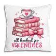 Retro Groovy Valentine Men Women Kid Tees By Emily All Booked For Valentines Book Reading Bookworm Nerdy Pillowcase