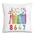 Subtle Floral Foxglove Daisy Tulip Book Lover Pillowcase