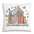 Wildflower Floral Book Just One More Chapter Pillowcase