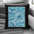 Blue Comic Book Blue Graphic Pillowcase