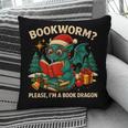 Book Dragon Christmas Reading For Fantasy Lovers Pillowcase