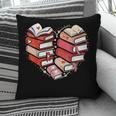 Book Lover Heart Shape Reading Librarian Valentine Men Women Pillowcase
