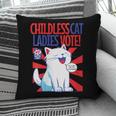 Childless Cat Ladies Vote Kamala Harris Cute Comic Book Cat Pillowcase