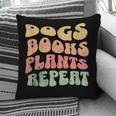 Colorful Dogs Books Plants Repeat Pillowcase