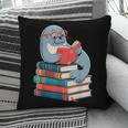 Cute Reading Seal On Books Book Lover Pillowcase