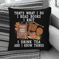 Knitting Reading Books Drinking Tea Knitter Knit Pillowcase Knitting Reading Books Drinking Tea Knitter Knit Pillowcase