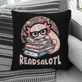 Readsalotl Axolotl Reading Books Glasses Bookworm Pun Fun Pillowcase Readsalotl Axolotl Reading Books Glasses Bookworm Pun Fun Pillowcase