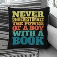 Retro Never Underestimate The Power Of a Boy With a Book Pillowcase Retro Never Underestimate The Power Of a Boy With a Book Pillowcase