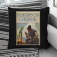 Robinson Crusoe Book Cover 1920 Pillowcase