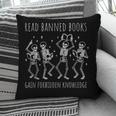 Skeleton Read Banned Books Gain Forbidden Knowledge Pillowcase