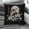 Skull Books Flowers Goth Reader Grunge Dark Alt Aesthetic Pillowcase