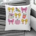 Apple Coquette Bow Books First Day Of School Back To School Pillowcase Apple Coquette Bow Books First Day Of School Back To School Pillowcase